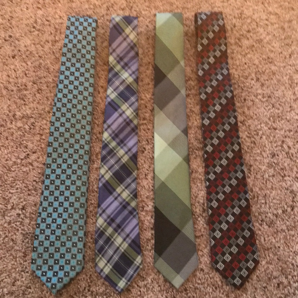 Mens Tie Bundle of 4